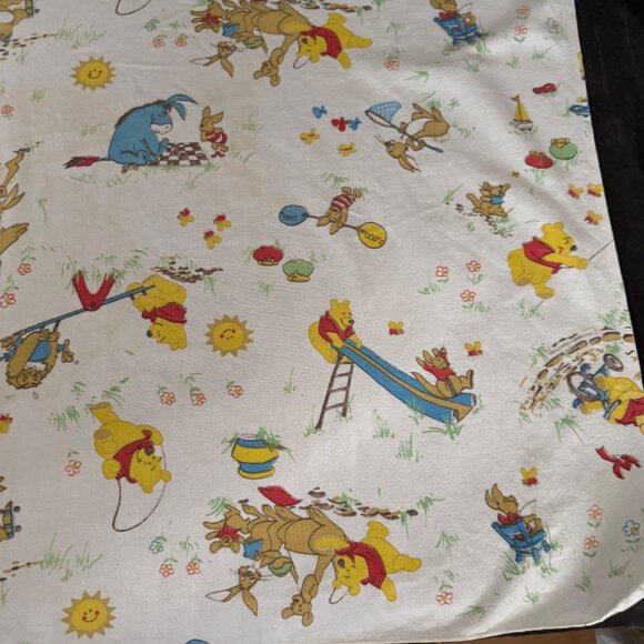 Winnie The Pooh Vintage Baby Receiving Blanket - Picture 2 of 10